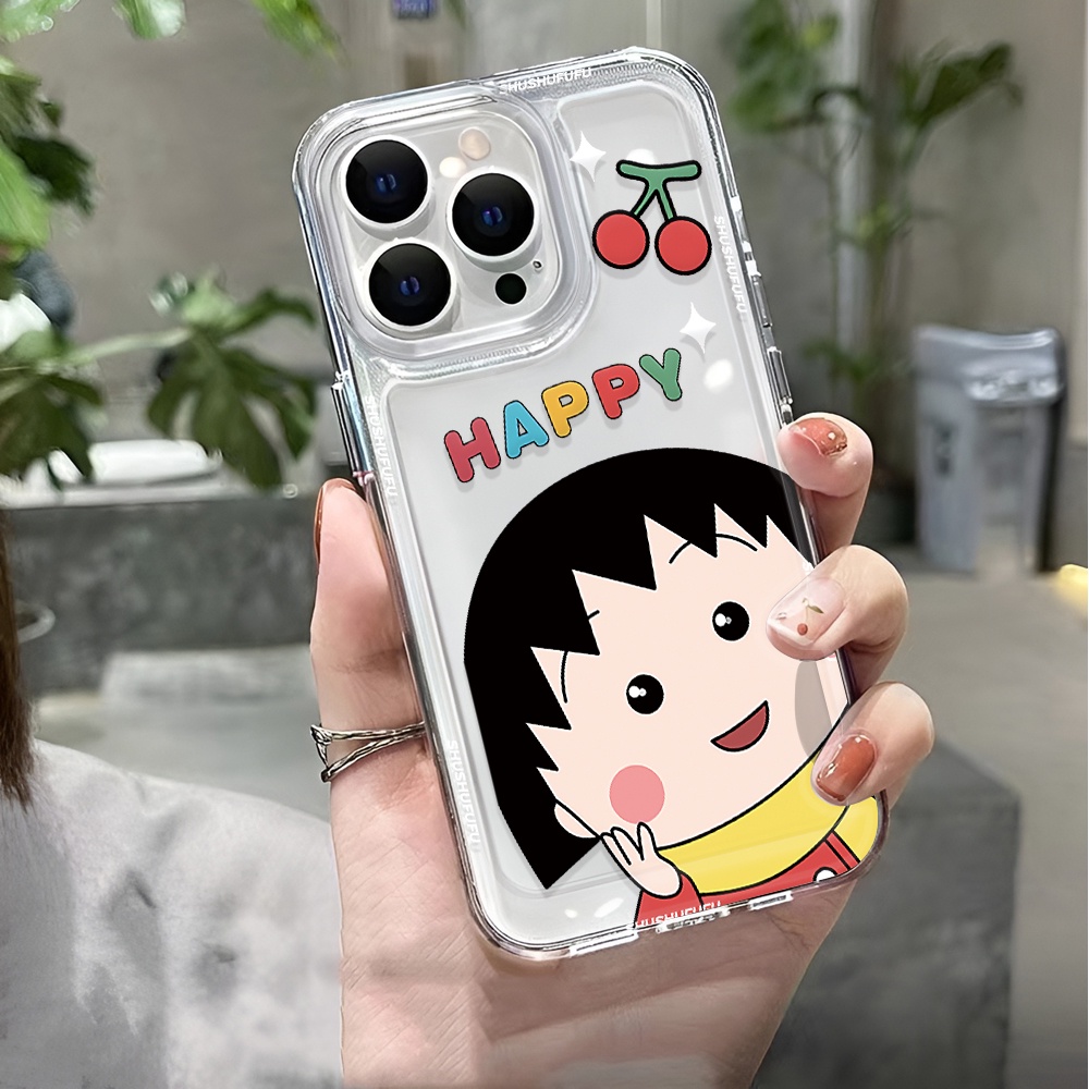 Ốp Điện Thoại Trong Suốt Họa Tiết Hoạt Hình Cho iphone 14 pro max 11 13 12 7 8 Plus X XR XSMax