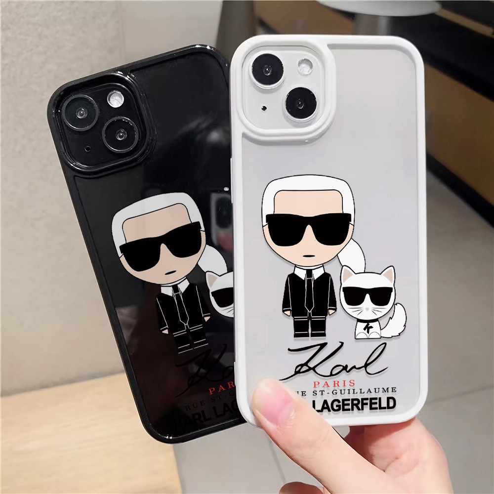 Ốp Điện Thoại Nhựa Acrylic Cứng Trong Suốt Hình Người Ngoài Hành Tinh Cho iphone 14 pro Max 11 13 12 7Plus 8 X XS Max