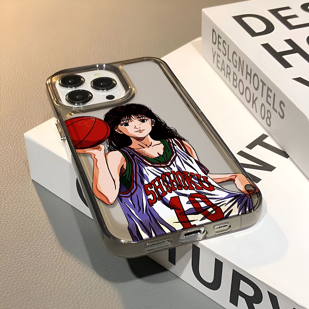 Ốp Điện Thoại Trong Suốt In Hình Cô Gái Hoạt Hình Cho iphone 14 pro max 11 13 12 7 8 Plus X XR XSMax