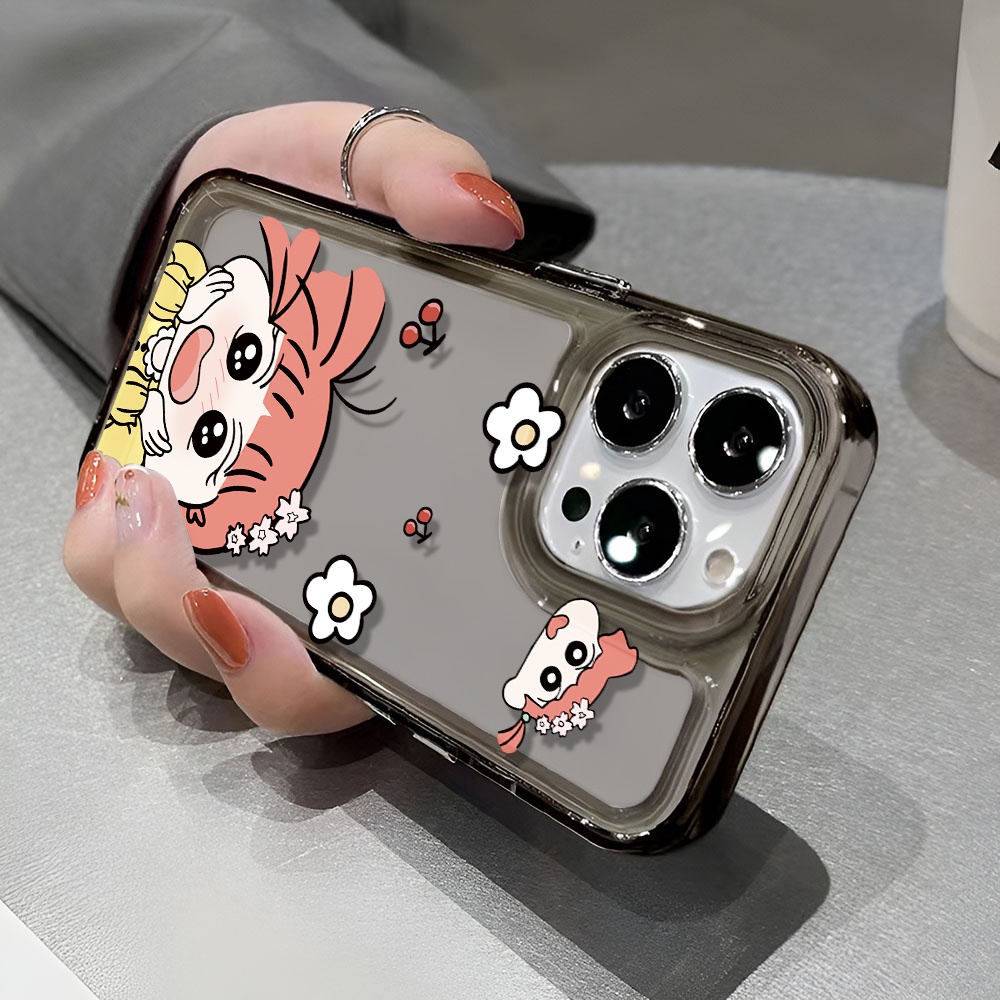 Ốp Điện Thoại Trong Suốt Hình Cô Gái Không Gian Hoạt Họa Cho iphone 14 pro max 11 13 12 7 8 Plus X XR XSMax