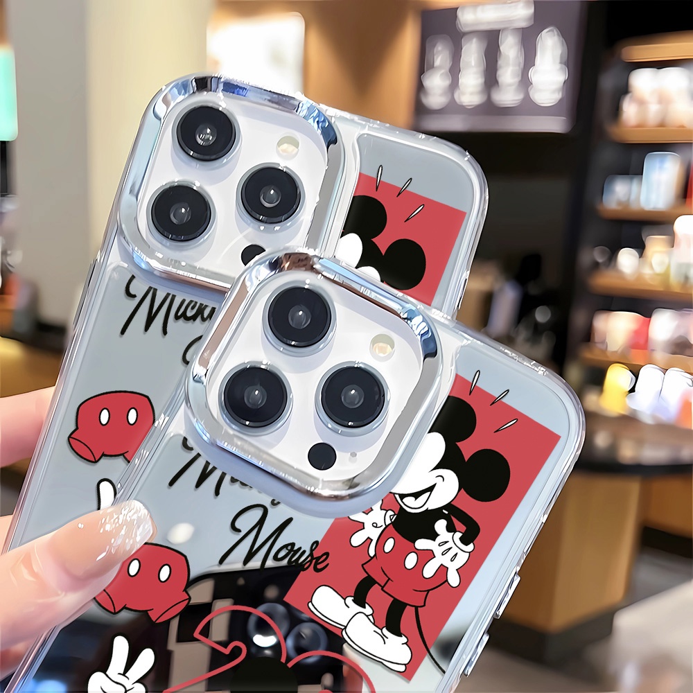 Ốp Điện Thoại Hình Chuột Mickey Cho iphone 14 pro max 11 12 13 8 7 Plus X XR XSMax