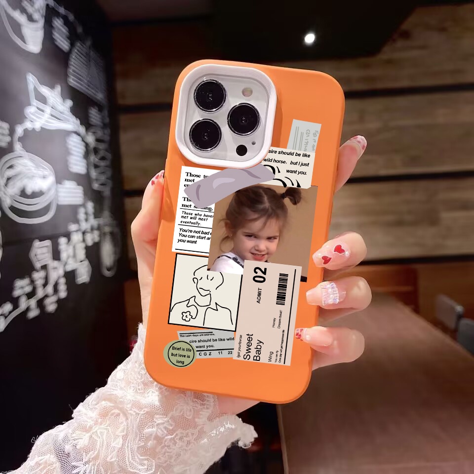 Ốp Điện Thoại silicon Dẻo Hình Cô Gái 3 Trong 1 Kiểu retro Cho iPhone 14Promax 13 12 11 7Plus X XR