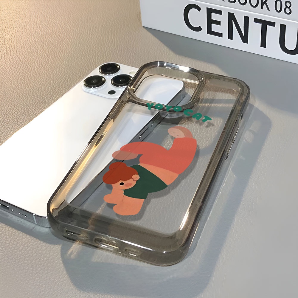 Ốp Điện Thoại Trong Suốt In Hình Cậu Bé Không Gian Hoạt Hình Cho iphone 14 pro max 11 13 12 7 8 Plus X XR XSMax