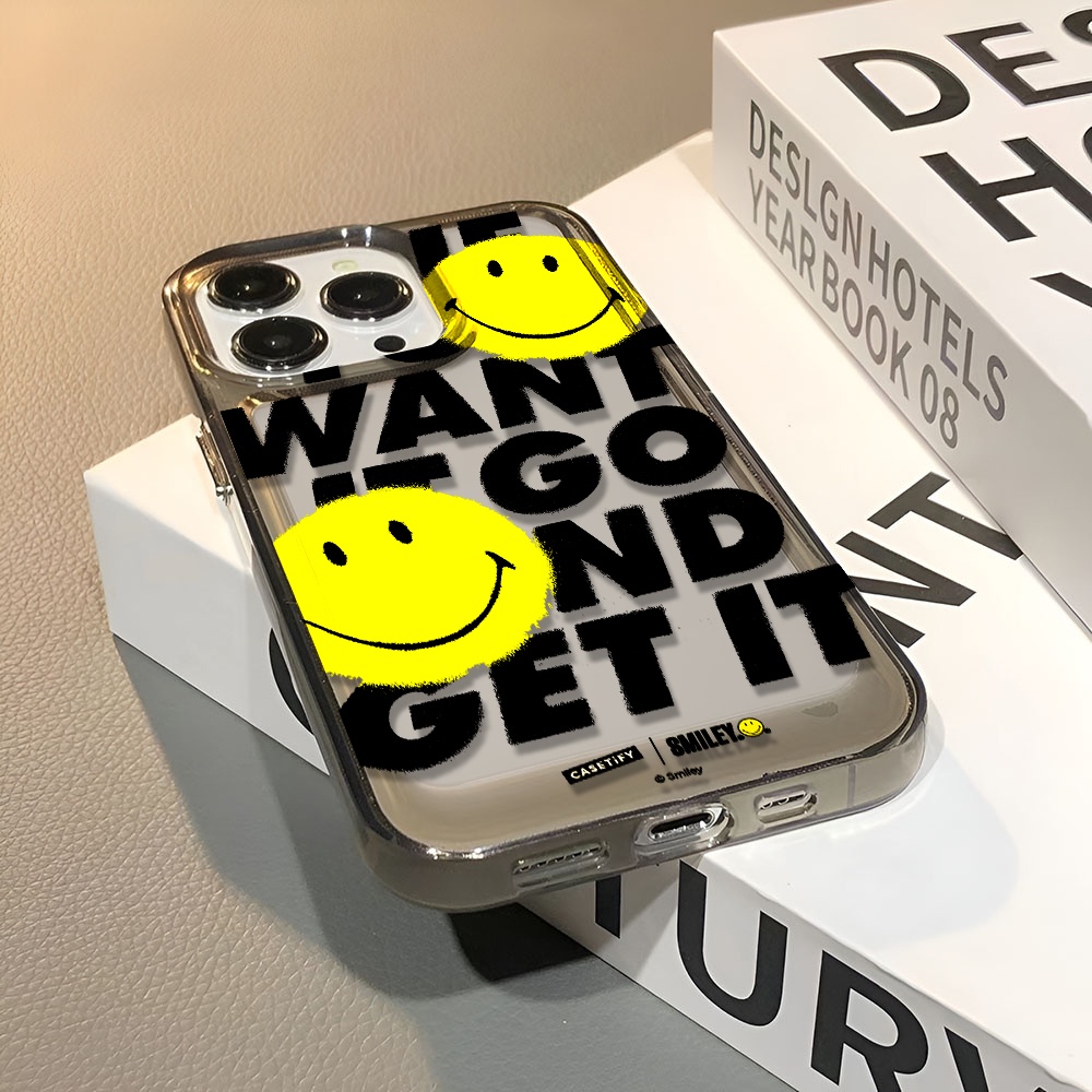 Ốp Điện Thoại Trong Suốt Chống Sốc In Hình Biểu Tượng Cảm Xúc Cho iphone 14 pro max 11 13 12 7 8 Plus X XR XSMax