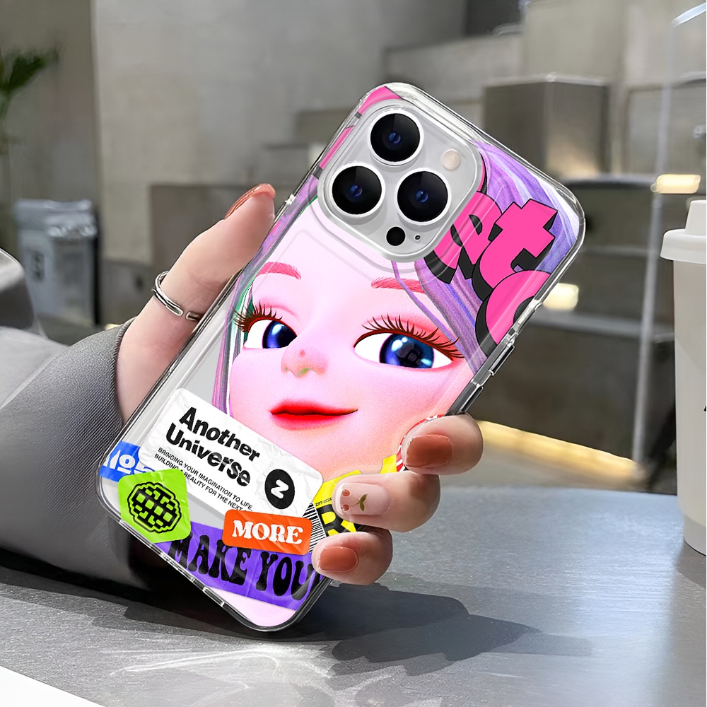 Ốp Điện Thoại Trong Suốt Chống Sốc In Hình Mặt Cười Cho iphone 14 pro max 11 13 12 7 8 Plus X XR XSMax