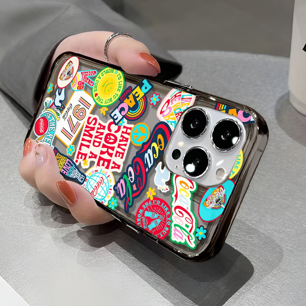 Ốp Điện Thoại Trong Suốt Chống Sốc Họa Tiết Không Gian Cho iphone 14 pro max 11 13 12 7 8 Plus X XR XSMax
