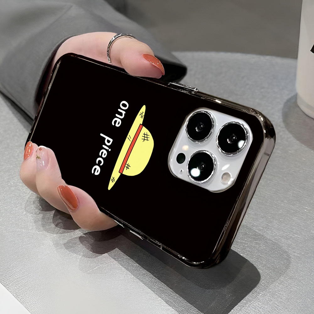 Ốp Điện Thoại Trong Suốt In Hoạt Hình One Piece Cho iphone 14 pro max 11 13 12 7 8 Plus X XR XSMax