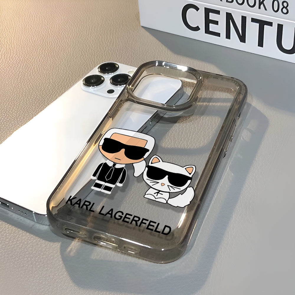 Ốp Điện Thoại Trong Suốt Chống Sốc In Hình Mèo Hoạt Hình Cho iphone 14 pro max 11 13 12 7 8 Plus X XR XSMax