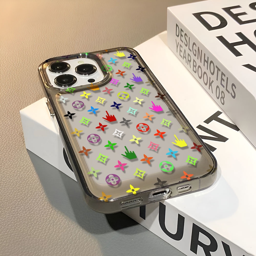Ốp Điện Thoại Trong Suốt Chống Sốc Họa Tiết Hoa Cho iphone 14 pro max 11 13 12 7 8 Plus X XR XSMax