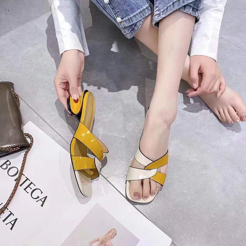 Dép Sandal Cao Gót Đế Dày Thời Trang Dành Cho Nữ