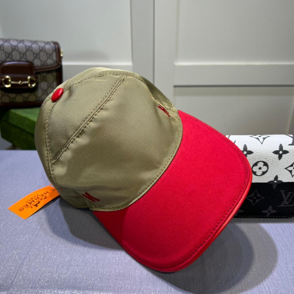 New_hermes nam nữ mũ bóng chày thêu bông h097