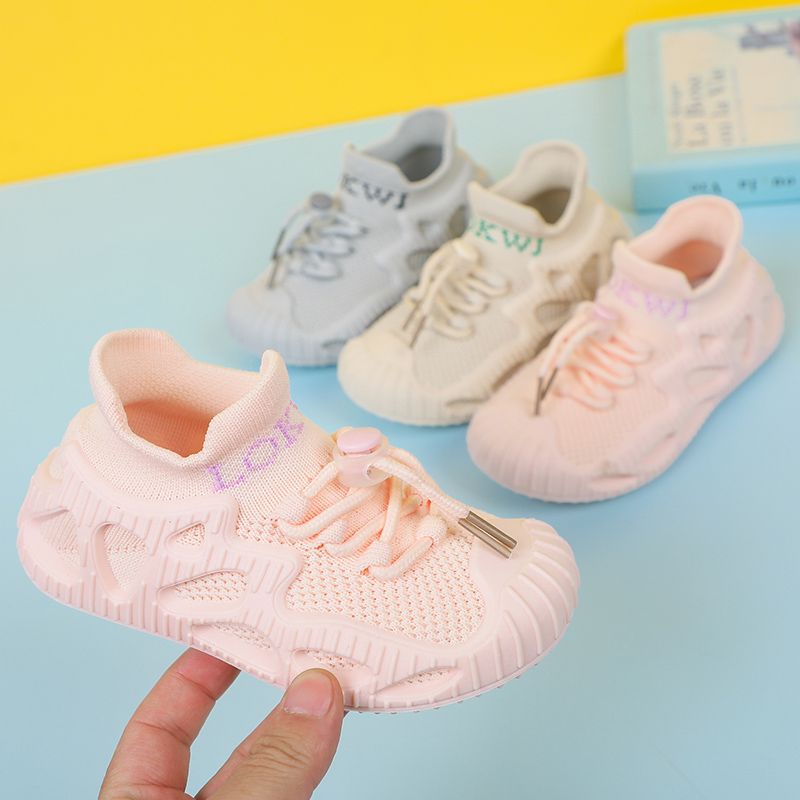 Giày Thể Thao Phối Lưới Thoáng Khí Thời Trang Xuân Thu 2023 Mới Cho Bé