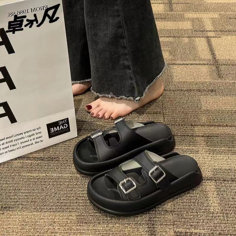 Dép dày-soled sandals nữ thời trang thoải mái