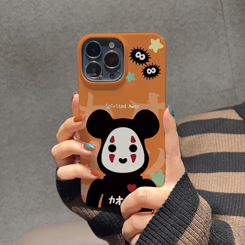 Ốp Điện Thoại Cứng In Hình Gấu KAWS Halloween Cho iphone 14promax 11 13 12 7Plus 8 X XS Max