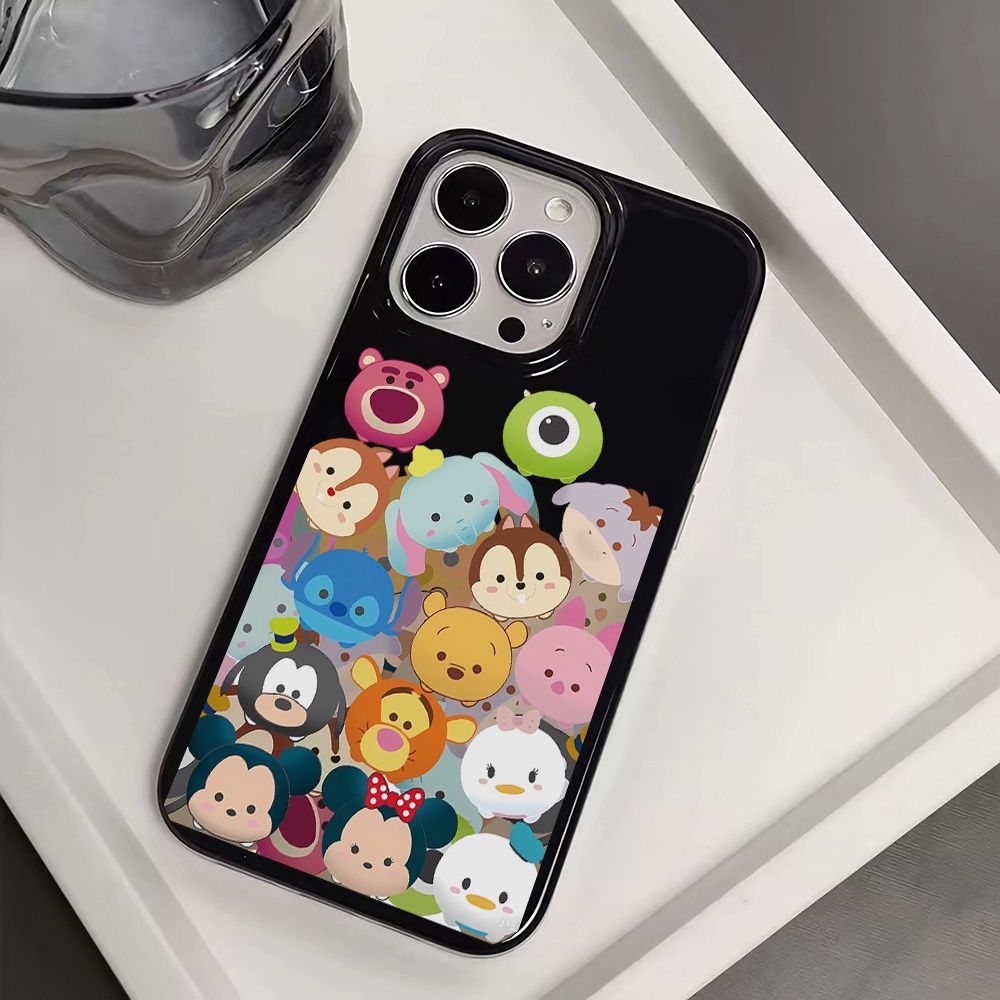 Ốp Điện Thoại Silicone TPU Mềm Bóng In Hình Gia Đình Quái Vật Cho iphone 14promax 11 13 12 7Plus 8 X XS Max