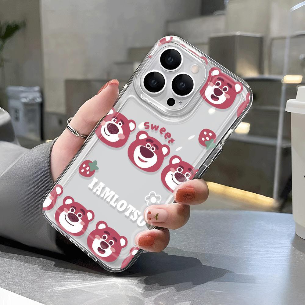 Ốp Điện Thoại Trong Suốt Chống Sốc In Hoạt Hình Cho iphone 14 pro max 11 13 12 7Plus 7 8 Plus X XR XSMax