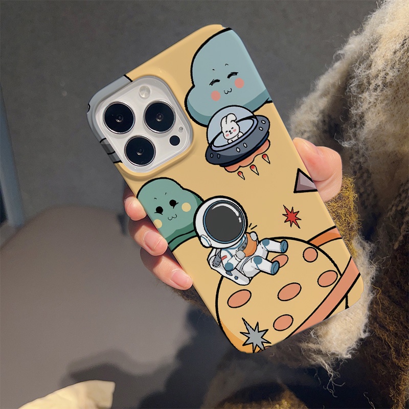 Ốp Điện Thoại Cứng In Hình Hành Tinh Cho iphone 14promax 11 13 12 7Plus 8 X XS Max