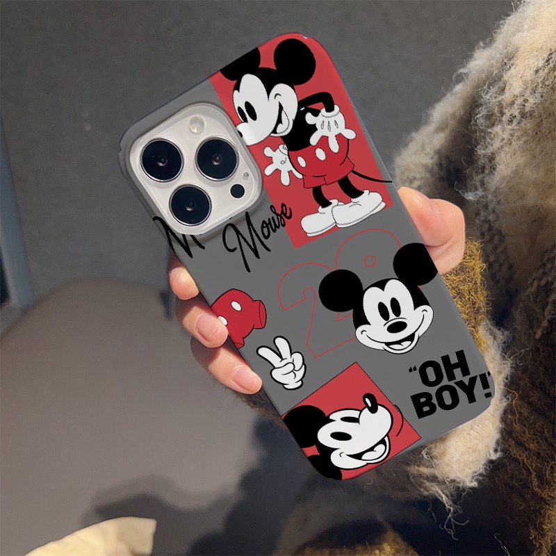 Ốp Điện Thoại Cứng Chống Sốc In Hình Chuột Hoạt Hình Dễ Thương Cho iphone 14 pro Max 11 13 12 7Plus 8 X XS Max