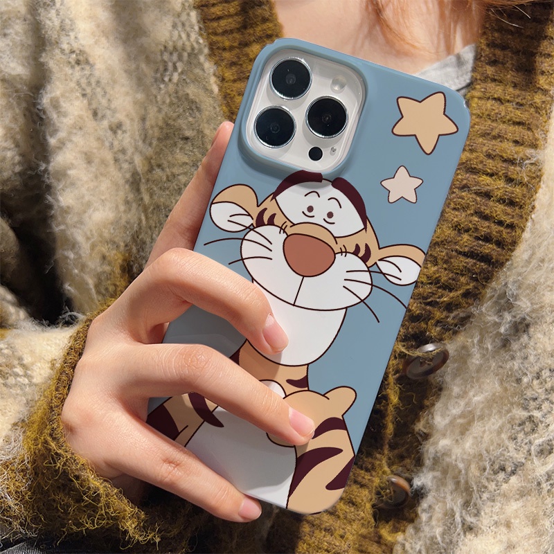 Ốp Điện Thoại Cứng Chống Sốc Họa Tiết Hổ Hoạt Hình Cho iphone 14 pro Max 11 13 12 7Plus 8 X XS Max