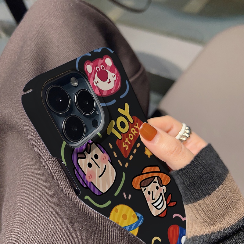 Ốp Điện Thoại Cứng Chống Sốc In Hình Toy Story Thời Trang Cho iphone 14 pro Max 11 13 12 7Plus 8 X XS Max