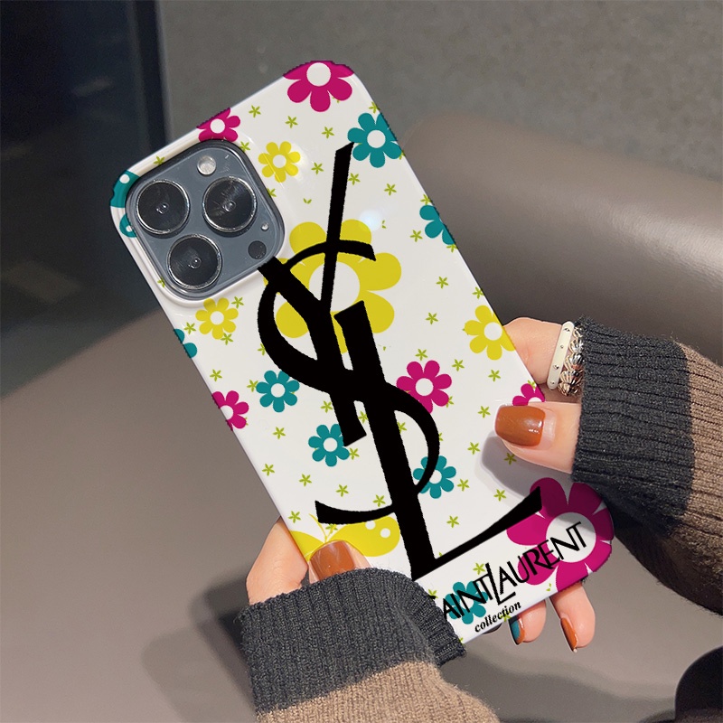 Ốp Điện Thoại Cứng Chống Sốc Họa Tiết Hoa Thời Trang Cho iphone 14 pro Max 11 13 12 7Plus 8 X XS Max