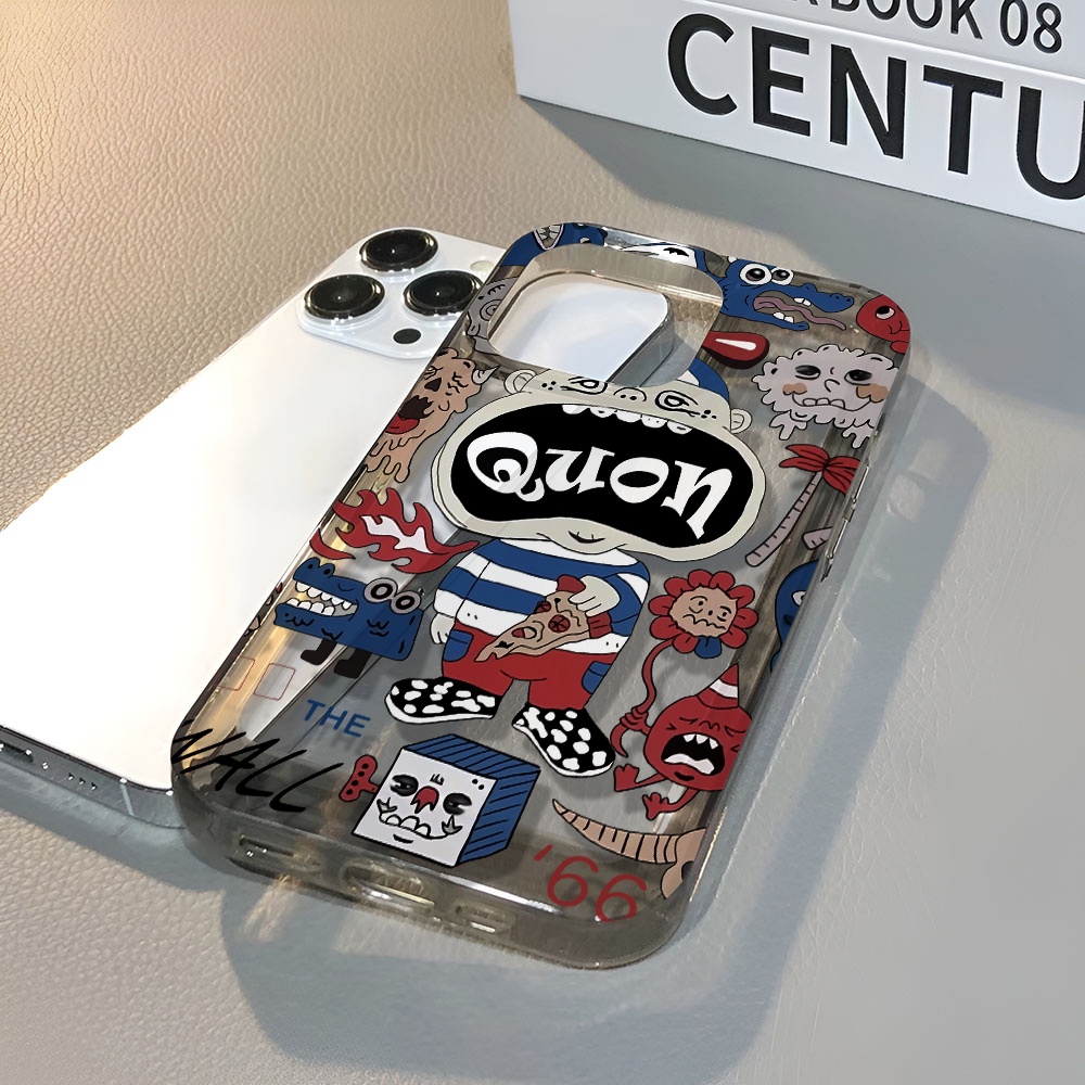 Ốp Điện Thoại Trong Suốt In Hoạt Hình Ngộ Nghĩnh Cho iphone 14 pro max 11 13 12 7 8 Plus X XR XSMax