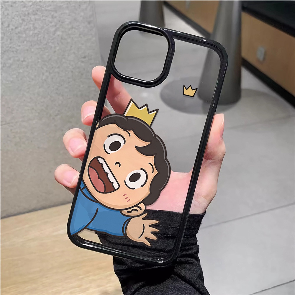 Ốp Điện Thoại Cứng Trong Suốt In Hình Chàng Trai Thời Trang Cho iphone 14 pro Max 11 13 12 7Plus 8 X XS Max