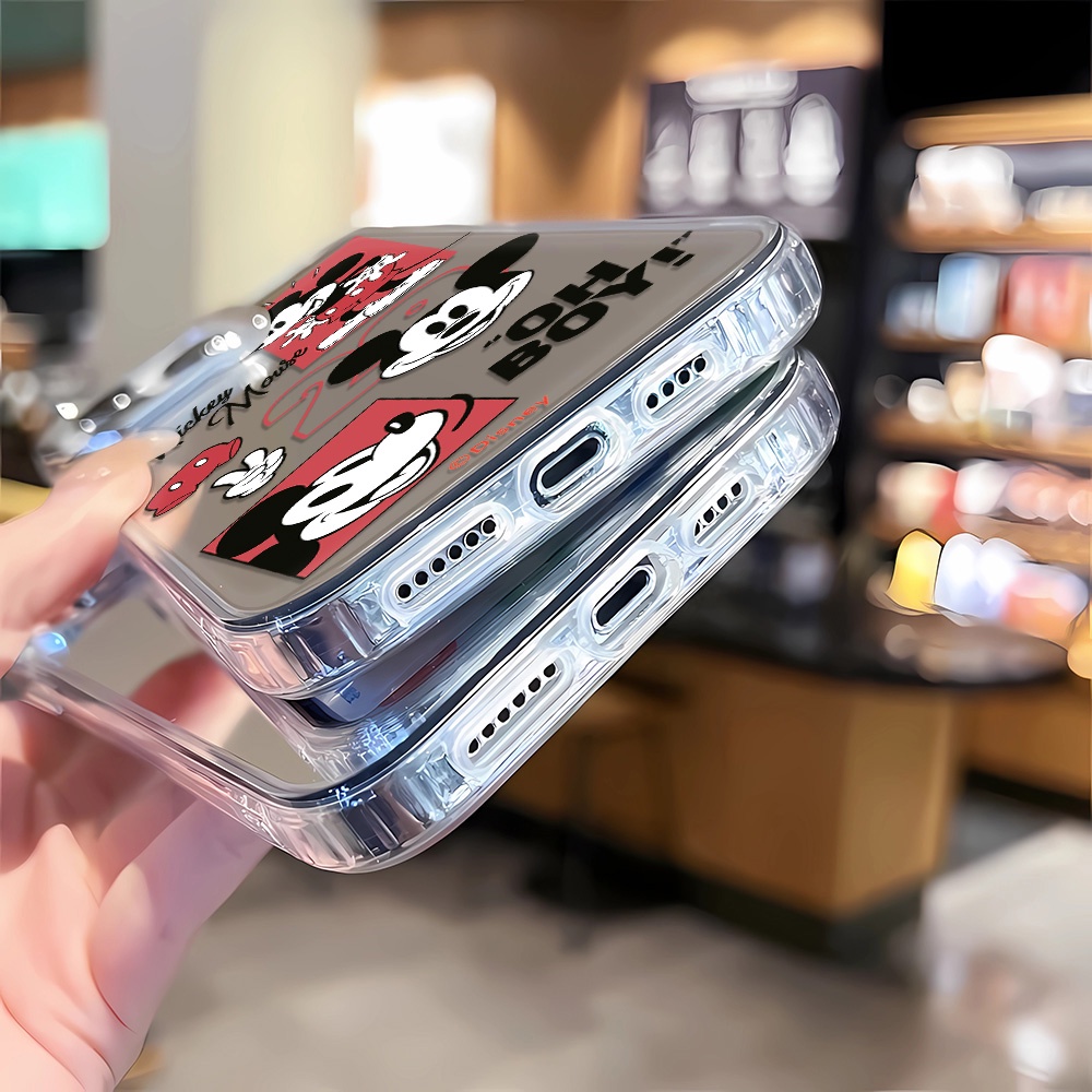 Ốp Điện Thoại Hình Chuột Mickey Cho iphone 14 pro max 11 12 13 8 7 Plus X XR XSMax