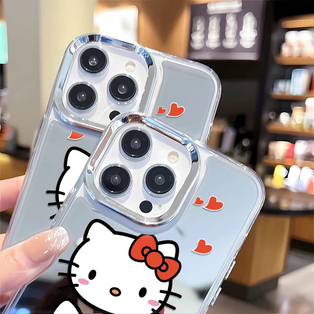 Ốp Điện Thoại Họa Tiết Hello Kitty Cho iphone 14 pro max 11 12 13 8 7 Plus X XR XSMax