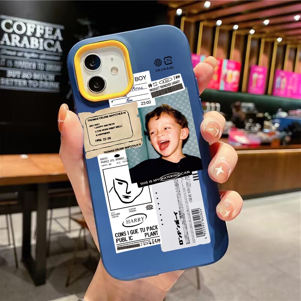 Ốp Điện Thoại silicon Dẻo 3 Trong 1 Phong Cách retro Cho iPhone 14Promax 13 12 11 7Plus X XR