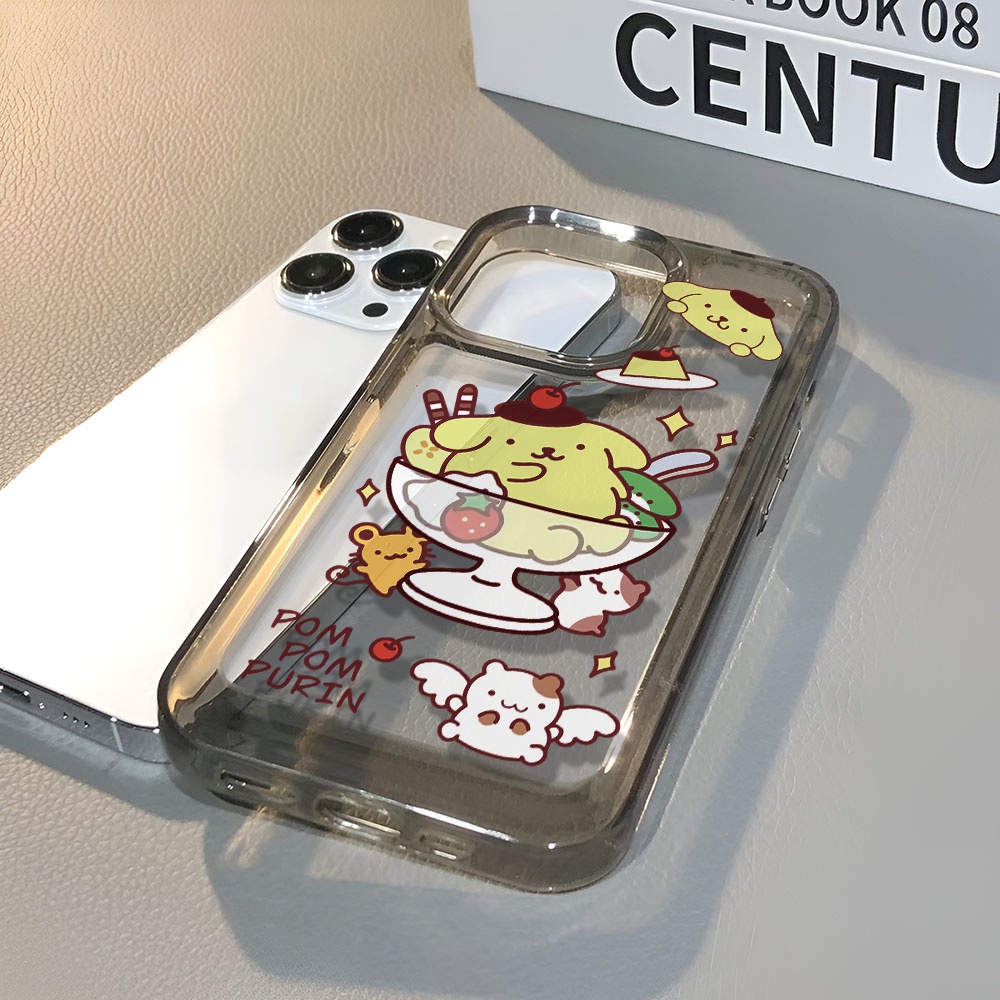 Ốp Điện Thoại Trong Suốt Hình Cún Pudding Cho iphone 14 pro max 11 13 12 7 8 Plus X XR XSMax