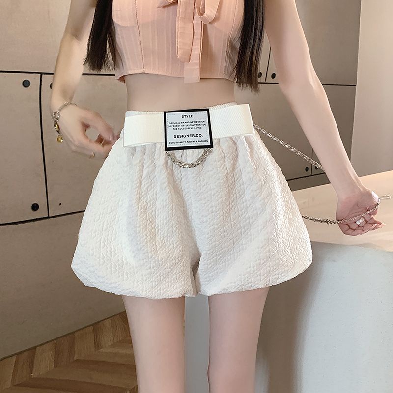 [Hàng Có Sẵn Giao Hàng Nhanh] Quần Ống Rộng Dáng Chữ a Lưng Cao Màu Đen Cỡ Lớn Thời Trang Mùa Hè Cho Nam Và Nữ