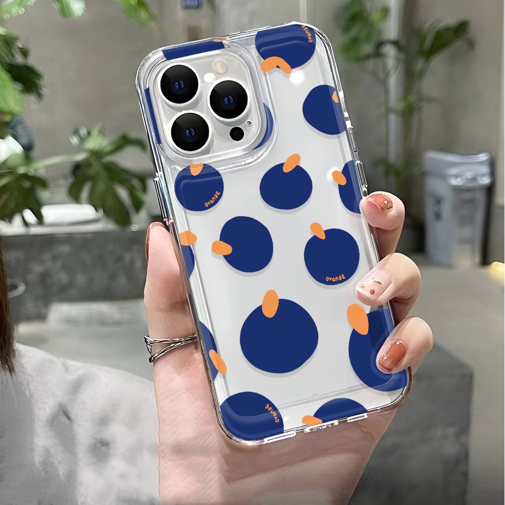 Ốp Điện Thoại Trong Suốt In Hình Trái Cây Cho iphone 14 pro max 11 13 12 7 8 Plus X XR XSMax