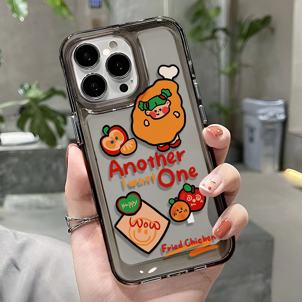 Ốp Điện Thoại Trong Suốt In Hình Quả Cam Cho iphone 14 pro max 11 13 12 7 8 Plus X XR XSMax