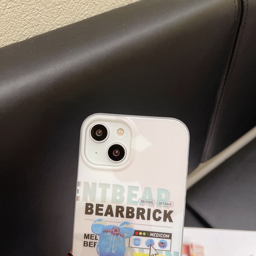 Ốp Điện Thoại IMD In Hình Gấu kaws Cho IPhone 14promax 14pro 14 13promax 12