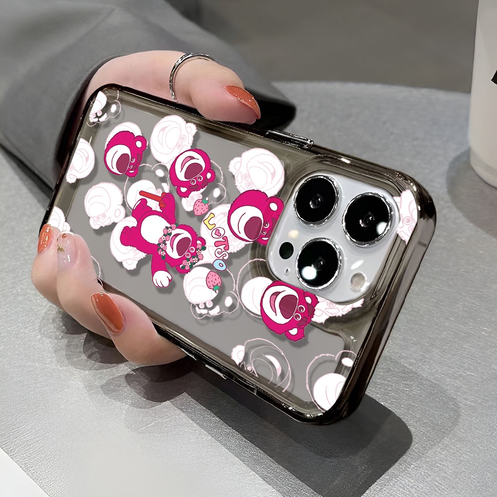 Ốp Điện Thoại Trong Suốt Chống Sốc Hình Lotso Cho iphone 14 pro max 11 13 12 7 8 Plus X XR XSMax