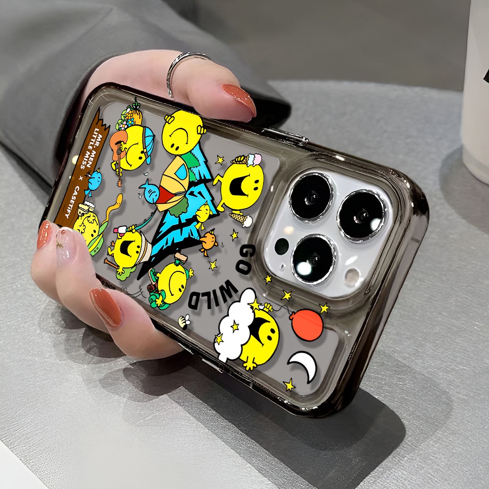 Ốp Điện Thoại Trong Suốt Chống Sốc In Hình Mặt Cười Cho iphone 14 pro max 11 13 12 7 8 Plus X XR XSMax