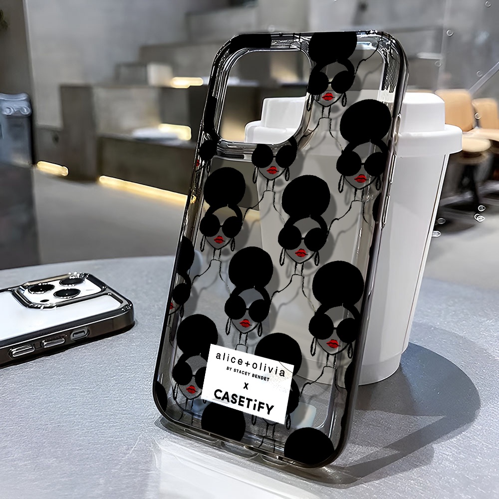 Ốp Điện Thoại Trong Suốt Chống Sốc In Hình Cô Gái Không Gian Cho iphone 14 pro max 11 13 12 7 8 Plus X XR XSMax