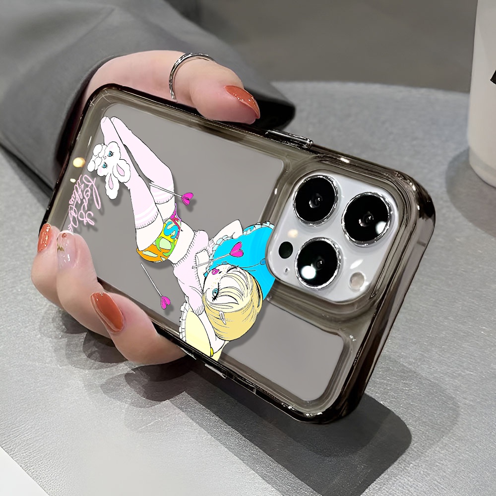 Ốp Điện Thoại Trong Suốt Chống Sốc In Hình Thỏ Cho iphone 14 pro max 11 13 12 7 8 Plus X XR XSMax