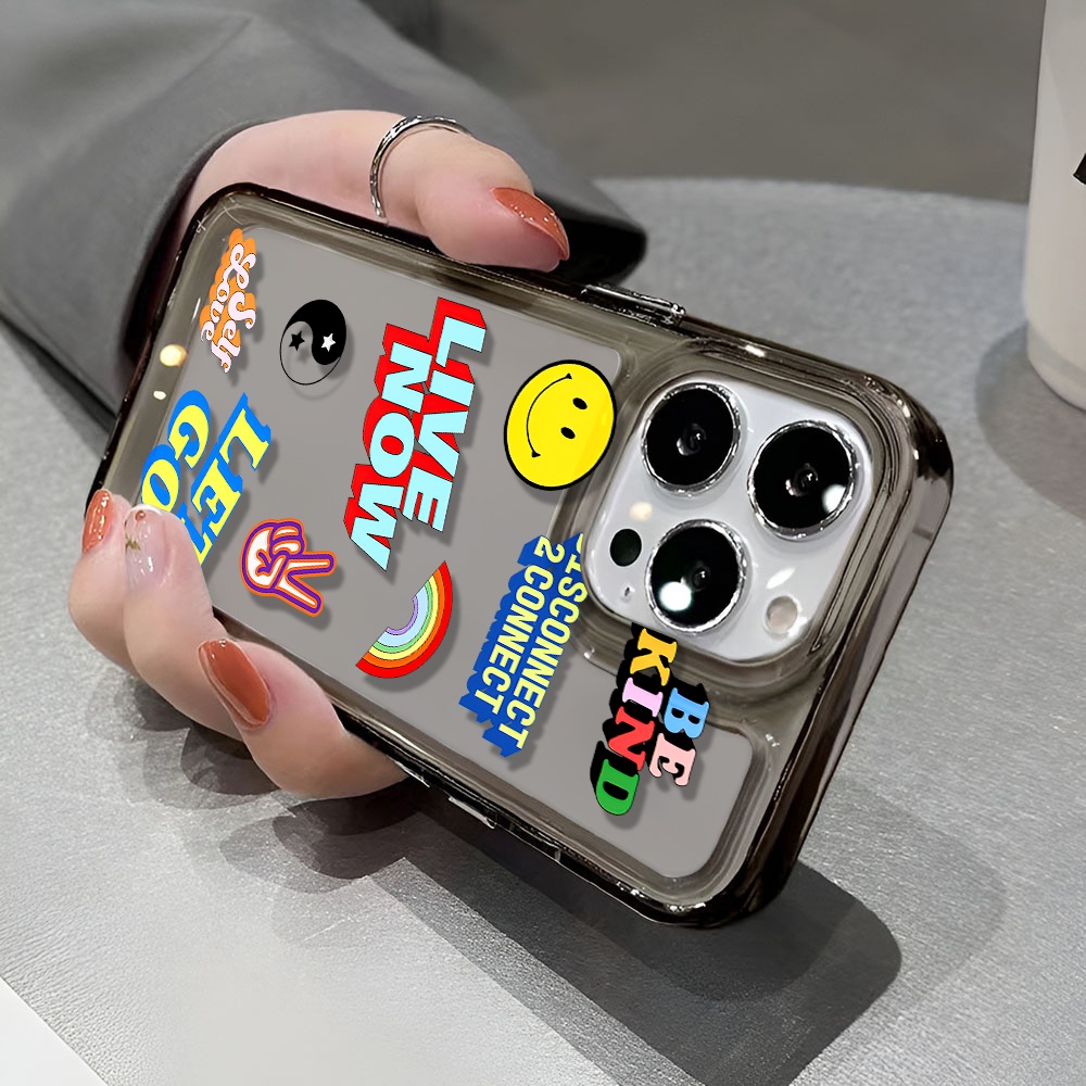 Ốp Điện Thoại Trong Suốt Chống Sốc In Logo Thời Trang Cho iphone 14 pro max 11 13 12 7 8 Plus X XR XSMax