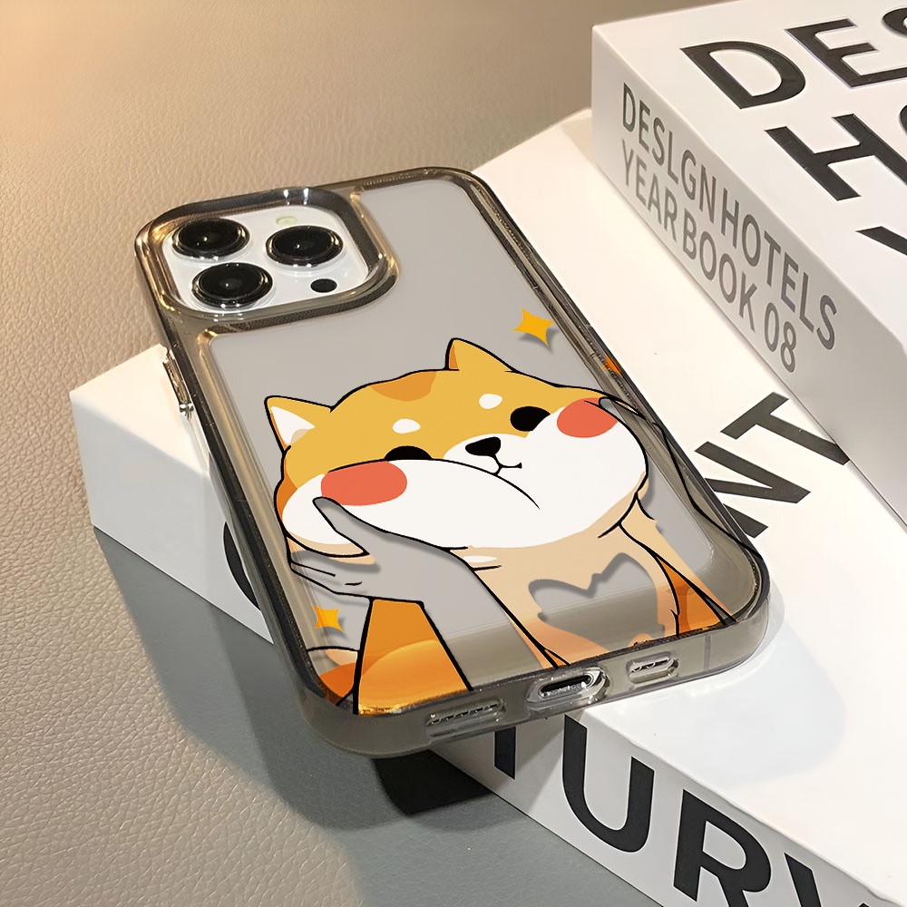 Ốp Điện Thoại Trong Suốt Chống Sốc In Hình Mèo Cho iphone 14 pro max 11 13 12 7 8 Plus X XR XSMax