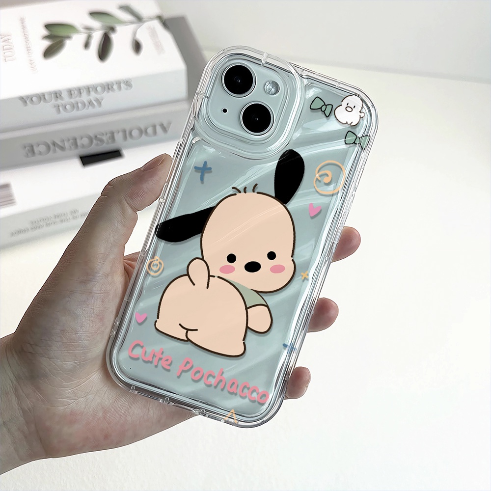 Ốp Điện Thoại Trong Suốt Họa Tiết Chấm Bi Dễ Thương Chống Sốc Cho iphone 14 pro max 11 13 12 8 7 Plus XSMax X XR