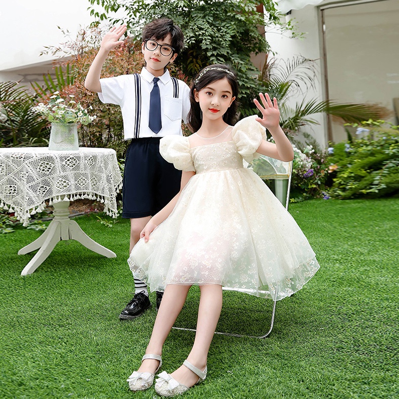 ✨Hàng Có Sẵn!✨ Bộ Trang Phục Trình Diễn Nhảy Múa Pettiskirt Dành Cho Học Sinh Tiểu Học