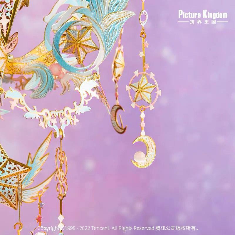 Đồ trang trí Đồ Chơi Lắp Ráp Ngôi Sao 3D Bằng Kim Loại Dùng Làm Quà Tặng Cho Bạn Gái