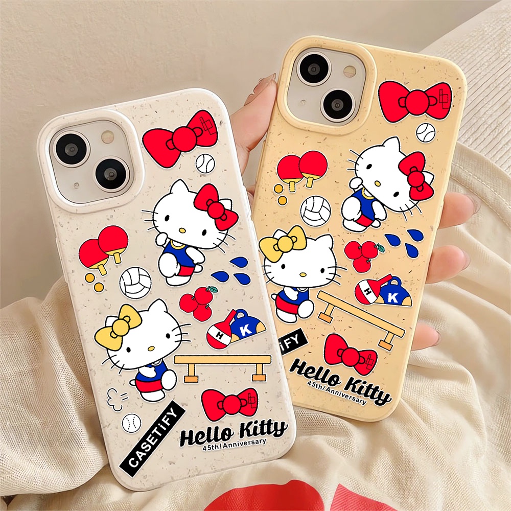 Ốp Điện Thoại Chống Sốc Hình Hello Kitty Cho iphone 14 pro max 11 13 12 7 8 Plus X XR XSMax