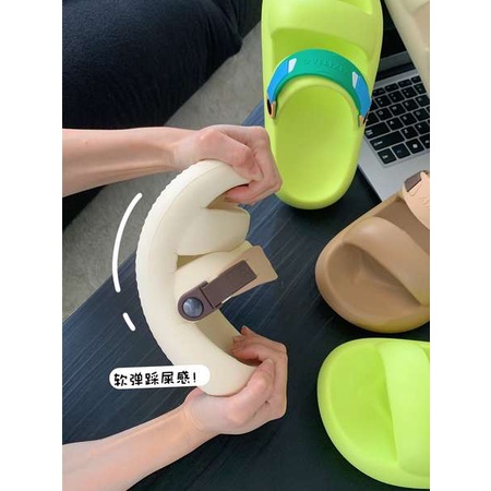 Dép Lê Đế Mềm Tăng Chiều Cao Hai Dây Dành Cho Nữ