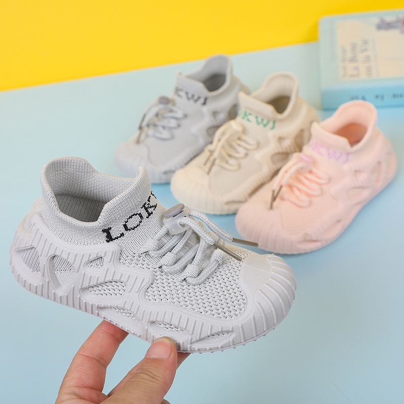 Giày Thể Thao Phối Lưới Thoáng Khí Thời Trang Xuân Thu 2023 Mới Cho Bé
