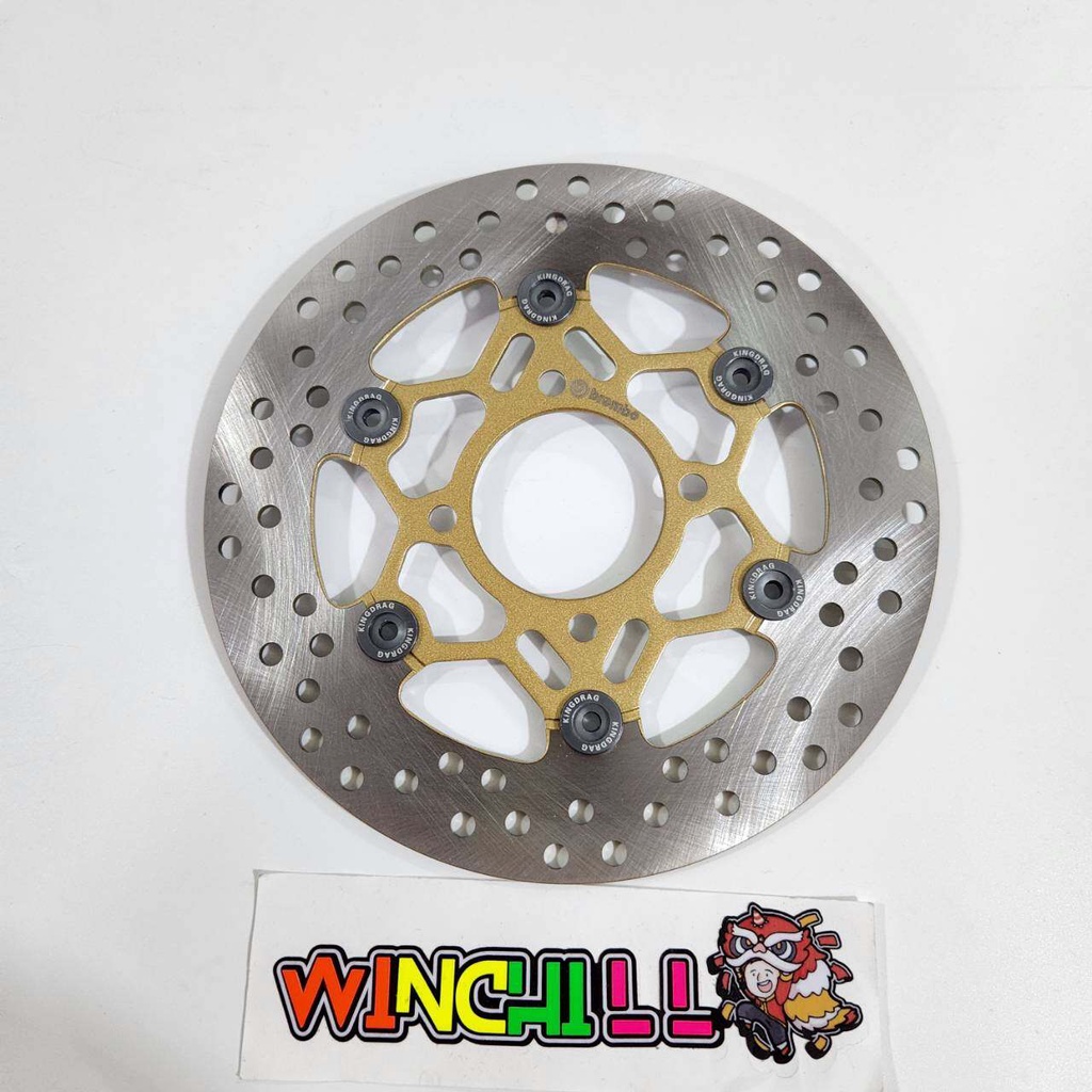 Phanh đĩa Jupiter Gold-Gray Pin Loại 220 Mm Giải phóng hàng phải được mở rộng đến lỗ WAVE110i / WAVE