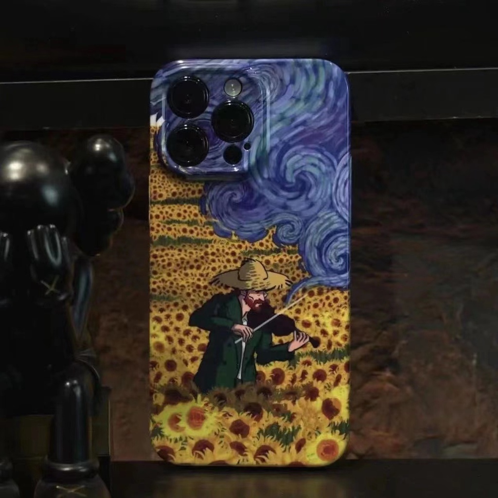 Ốp Điện Thoại PC Cứng Mỏng Nhẹ In Họa Tiết Nghệ Thuật Cho compatible for iPhone x xr xs max 11 12 13 14 pro max