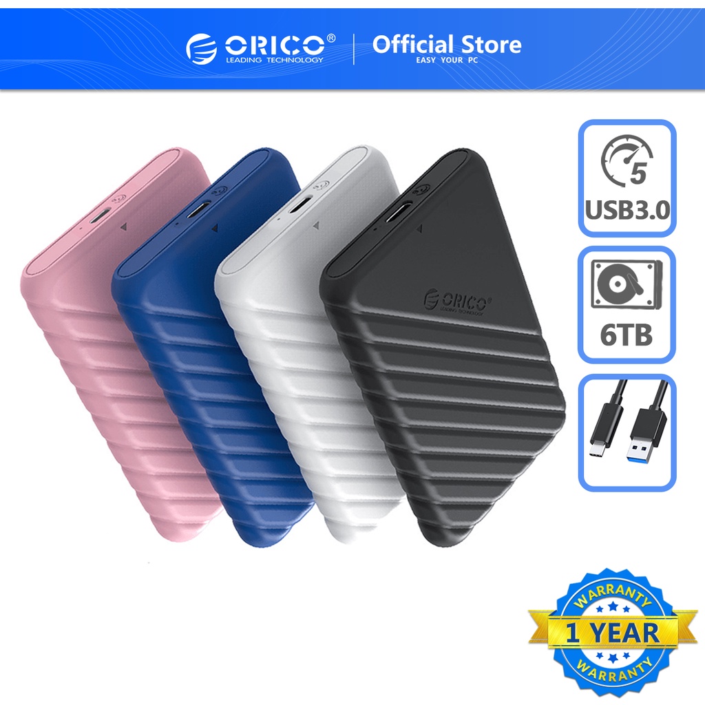 Hộp Đựng Ổ Cứng Chuyển Đổi HDD Sata Sang USB 3.0 5Gbps 4TB SSD HHD 2.5 inch (25PW1) ORICO